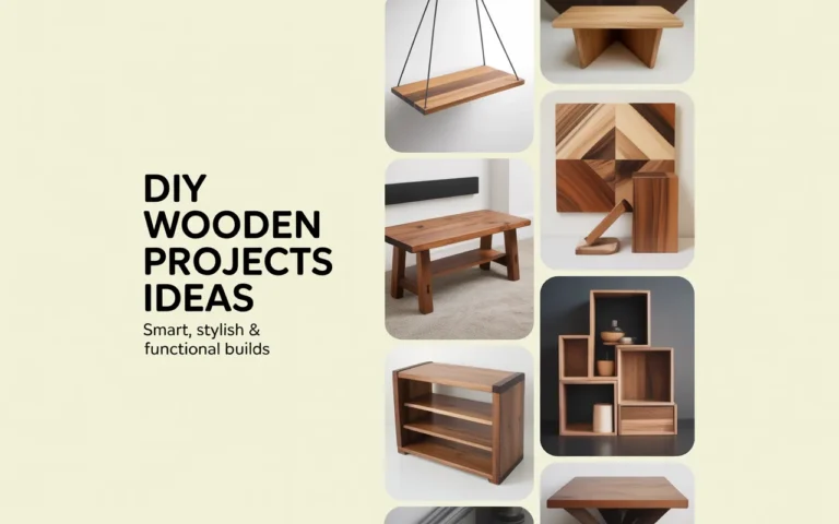 32 DIY Wooden Projects Ideas for 2026 (Easy, Practical & Budget-Friendly)