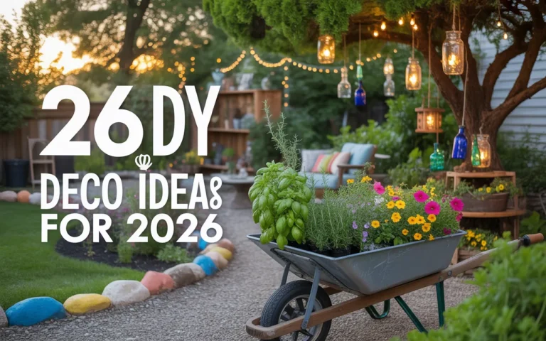 26 DIY Yard Decor Ideas for 2026 to Transform Your Outdoor Space on a Budget