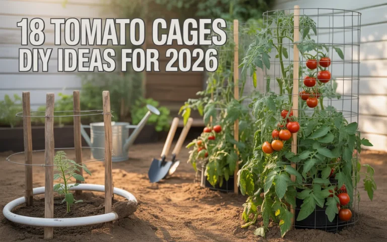 18 Tomato Cages DIY Ideas for 2026: Easy Homemade Garden Support Builds