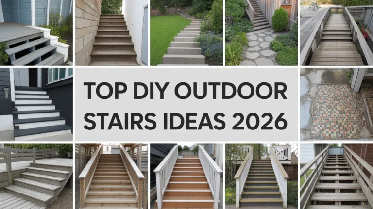 15 DIY Stairs Outdoor Ideas for 2026 That Are Stylish and Budget-Friendly