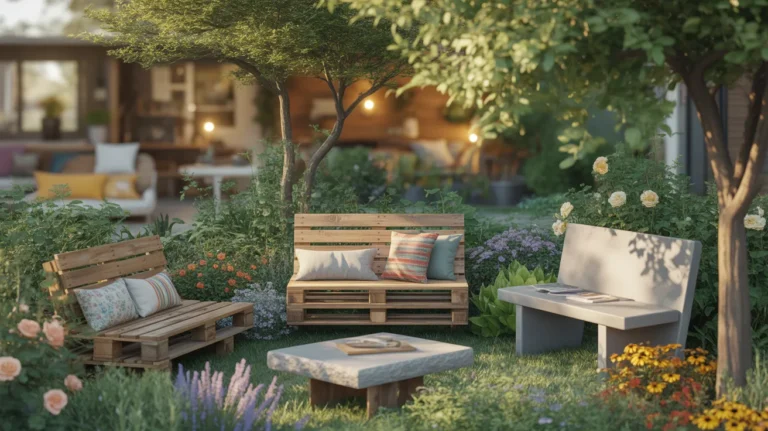 28 DIY Outdoor Bench Ideas for 2026: Easy, Creative & Budget-Friendly Designs for Garden and Patio Spaces