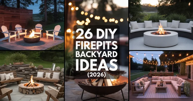 26 DIY Firepits Backyard Ideas on a Budget for Cozy Outdoor Living (2026)