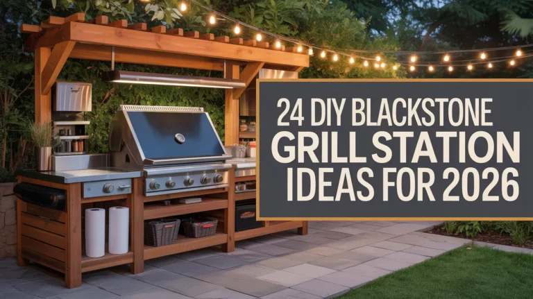 24 DIY Blackstone Grill Station Ideas for 2026