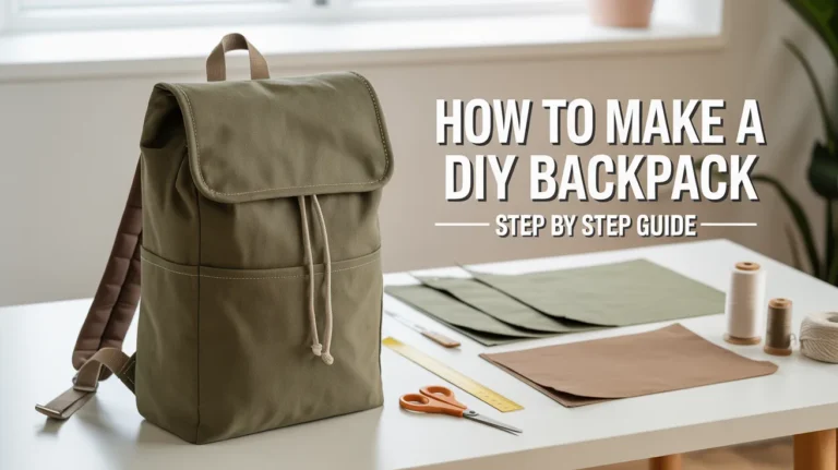 How to Make a DIY Backpack, Step-by-Step Guide for a Strong Handmade Bag 2026