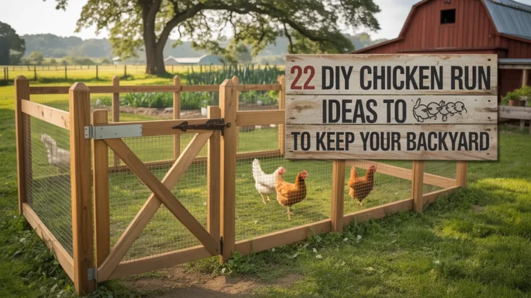 22 DIY Chicken Run Ideas to Keep Your Backyard Flock Safe in 2026