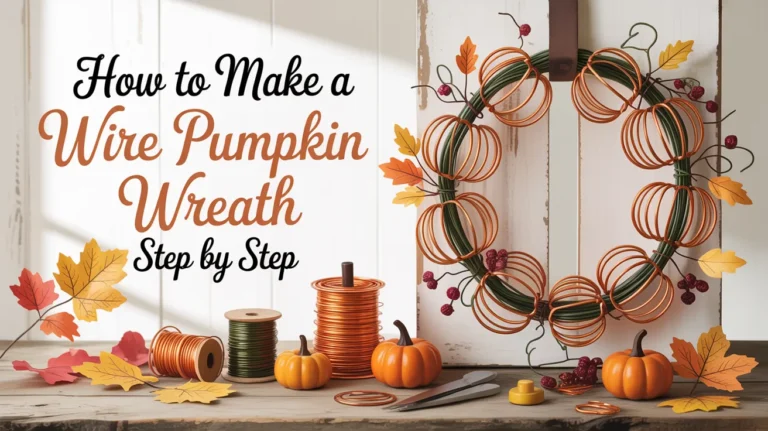 How to Make a Wire Pumpkin Wreath Step By Step for Fall Decor in 2026