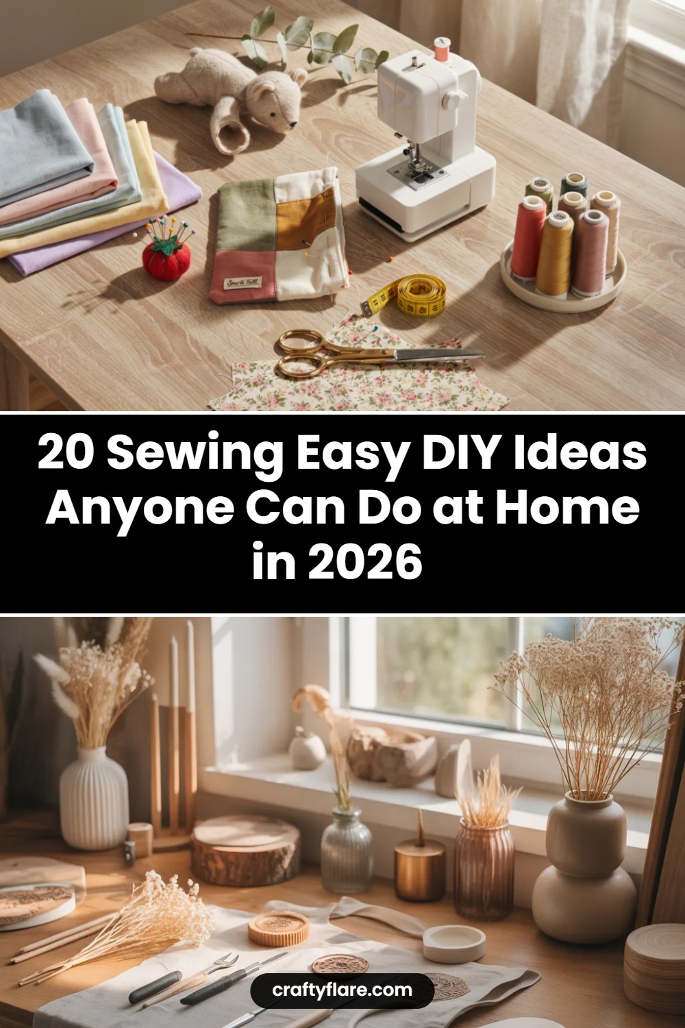 20 Sewing Easy DIY Ideas Anyone Can Do at Home in 2026 - craftyflare.com