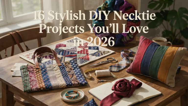16 Stylish DIY Necktie Projects You’ll Love in 2026