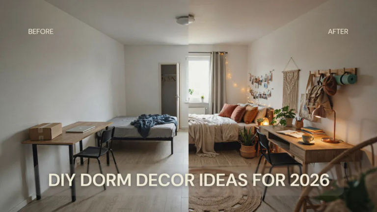 16 DIY Dorm Decor Ideas for 2026 (From My Own Dorm Experience)