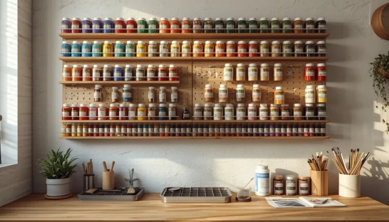 DIY Acrylic Paint Storage Ideas That Make Your Craft Space Work Smarter